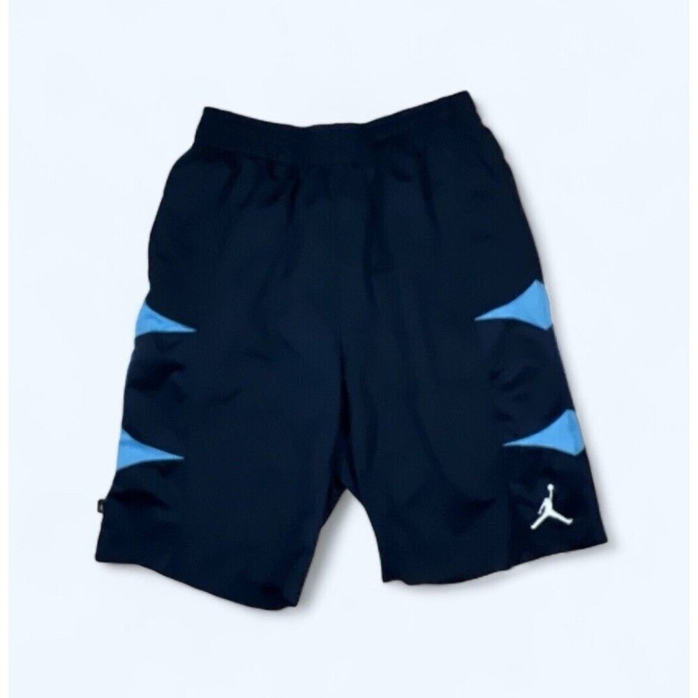 Jordan Dri-Fit Navy Blue White Shorts Men's S UNC Colorway